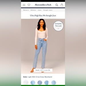Abercrombie & Fitch The Ultra High Rise 25/0